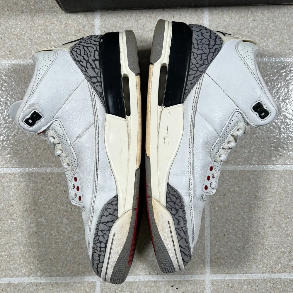 Nike Air Jordan 3 Retro White Cement Reimagined 2023 DN3707-100 Size 10
